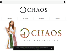 Tablet Screenshot of chaos-fashion.com